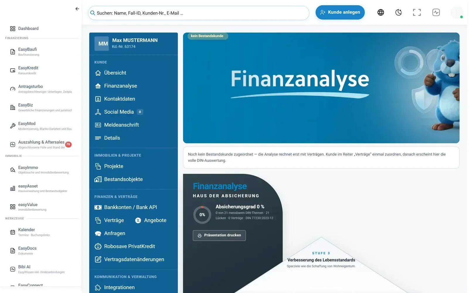 Finanzanalyse DIN 77230 in der EasyFin-Suite